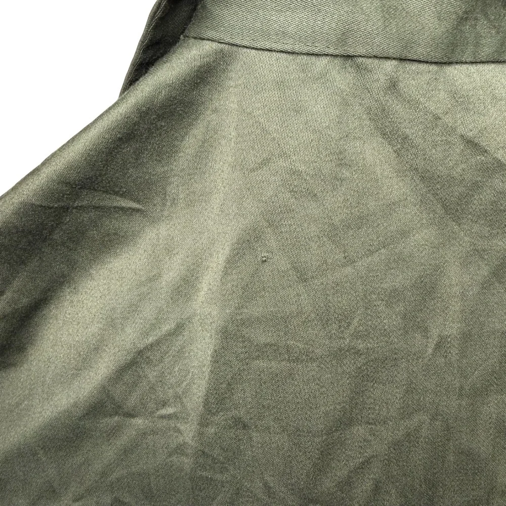 Vintage military issue green cotton‎ button shirt